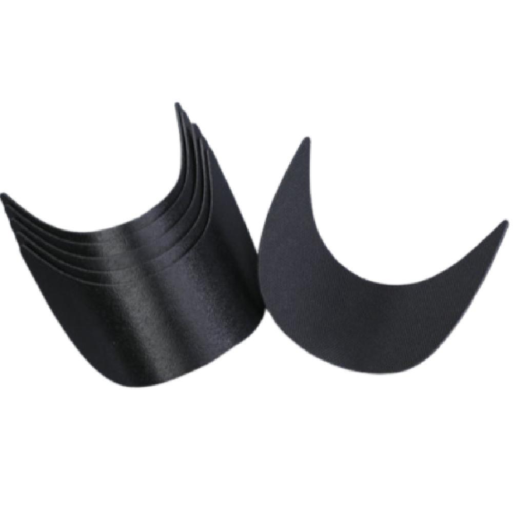 20Pcs Removable Baseball Cap Brim Peaked Plastic Cap Brim Replacement  Peaked Caps чёрный