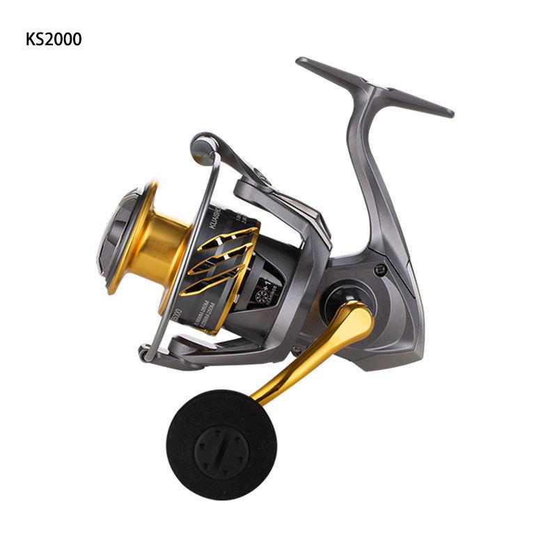 

Спиннинговая катушка Mavllos KS, передаточное число 5.2:1 Тормозное усилие 5 кг Подшипники из нержавеющей стали 5 +1 Спиннинговая рыболовная катушка для морской воды