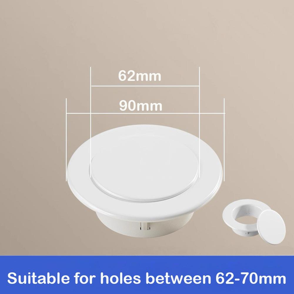 New Plastic Air Conditioning Pipes Cover Split Type White Wall Decorative Cover Hole Cover Plug Cable Entry
