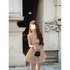 Pure desire style square collar polka dot sleeveless dress summer new high sense waist princess puffy short skirt children