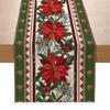 Christmas Table Runner Festive Home Table Cover Tablecloth for 2025 New Year Dropshipping