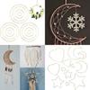 Metall Drahtreifen für Traumfänger Eisenkreis Dekorative Bastelzubehör Goldfarben