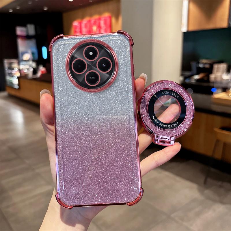 Luxus Glitzer Halterung Hülle Für Realme 14ProPlus 14Pro 13Pro 11 12 C30 C30S C31 C33 C35 C55 C61 C63 C53 Hülle Für 13ProPlus Hülle