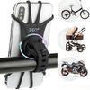 Multi-Use Silicone Phone Mount (360° Rotatable), Fits 4.0-6.5 Inch Phones for Bikes/Strollers