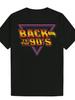 Retro 90'S Graphic T-shirt - Black Casual Polyester Tee with Bold "Back To the 90's" Design