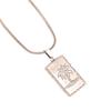 Coconut Tree Pendant Stainless Steel Snake Chain Necklace - Cool Versatile Style