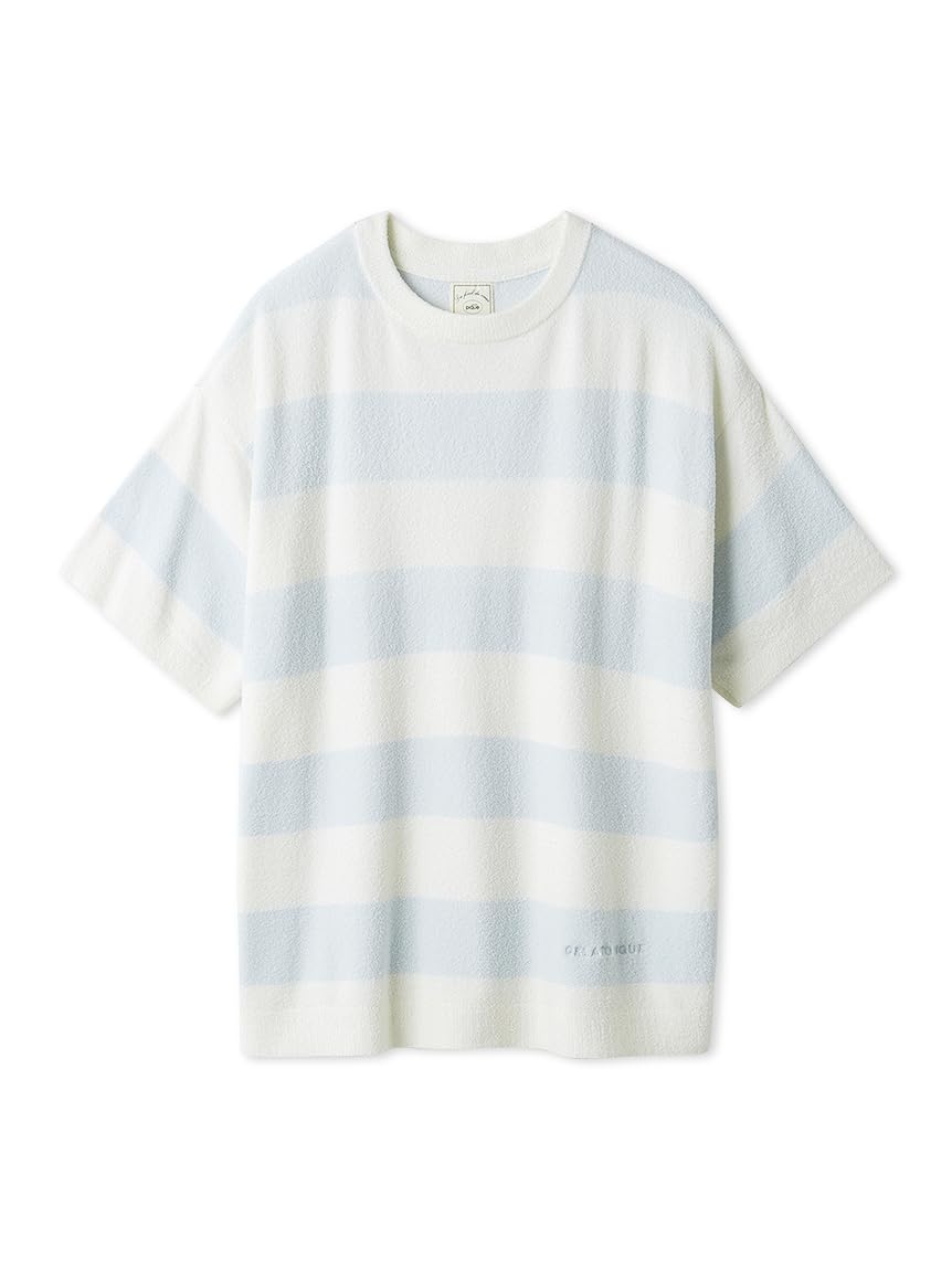 Gelato Pique Smoothy Lite 2 Border Pullover PWNT252005 BLU F Women s