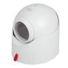 Enclosed Cat Litter Box Semi Automatic 45L Large Capacity Detachable Cat Toilet for Indoor White