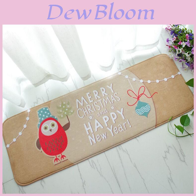 Premium Quality Christmas Floor Cover Mats With Soft Non-slip Rug For Home Decoration