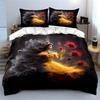 Elegant Princess Themed Decor Set Soft Comfortable Duvet Cover Bedding Set Included 1*Duvet Cover & 2*Pillowcases, Gift