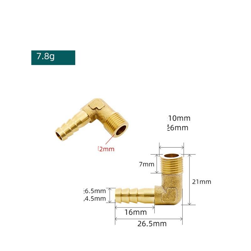 Messing Schlauchanschluss 4mm-19mm Tülle 1/8" 1/4" 1/2" 3/8" BSP Innengewinde Kupferverbinder Gelenk Kupplung Adapter