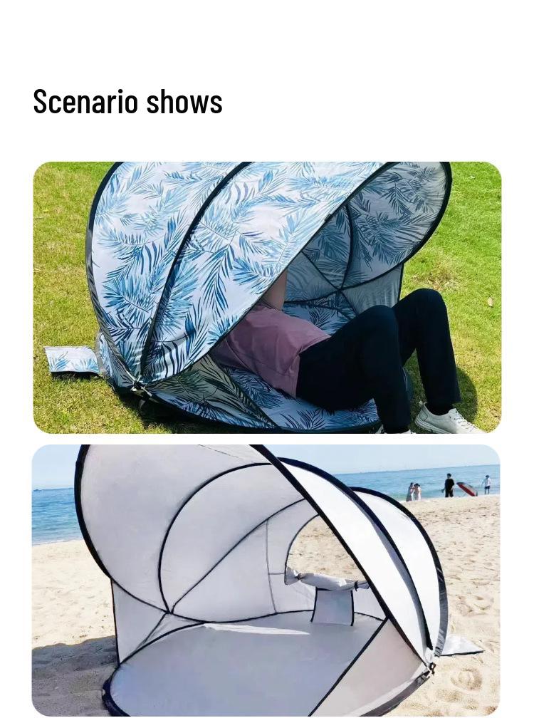 Beach Tent: Sun Protection & Windproof Canopy - Quick & Easy Setup