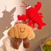 Trendy Plush Lobster & Crab Keychain - Creative Bag Pendant Doll