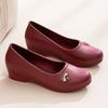 Women Shallow Low Heel Rain Shoes Injection Molding Soft Sole Non Slip Round Toe Slip On Waterproof Light Kitchen Work Shoes