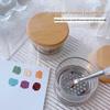 Copo Lavador com Glitter para Nail Art com Tampa e Filtro de Aço Inoxidável