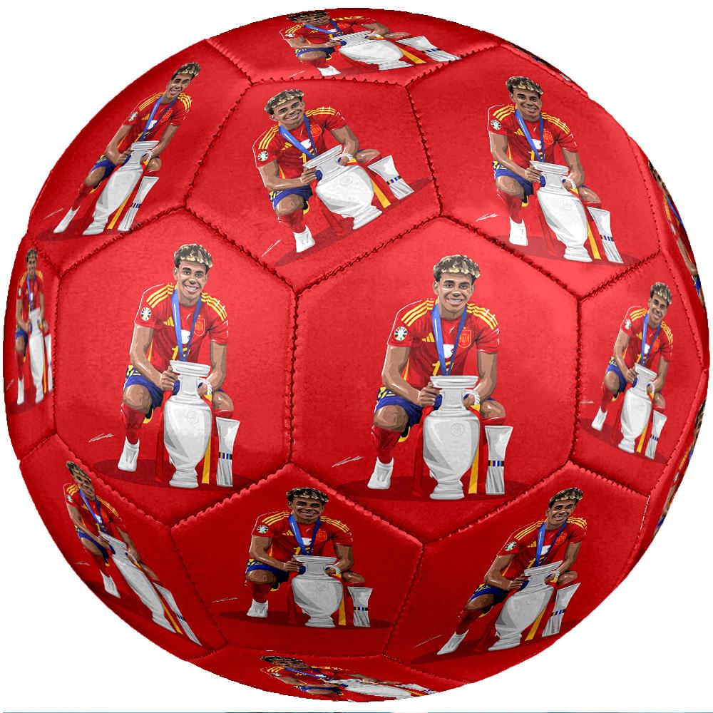 Lamine Yamal Theme soccer ball Size 5 Soccer Ball Soft Touch Professional Training Football for Outdoor Sports