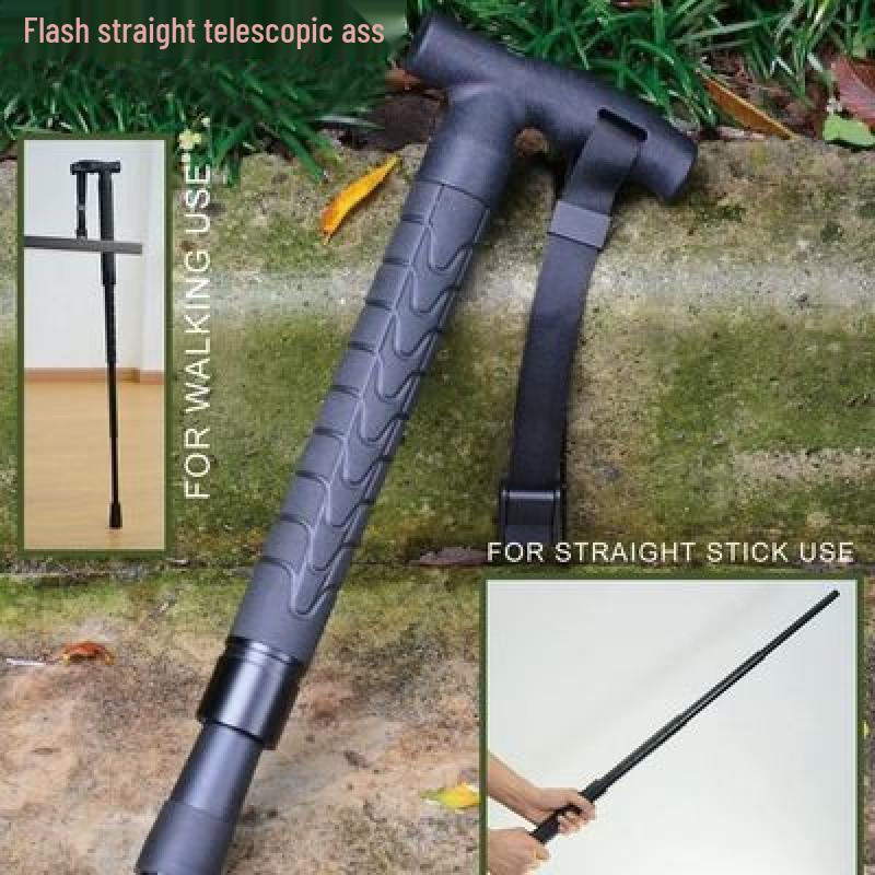 Многофункциональная самооборонная треккинговая палка и складная телескопическая трость FOX