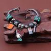 Anime Bracelet Tanjiro Nezuko Colorful Doll Character Pendant Bracelet Unisex Jewelry Accessories Gift
