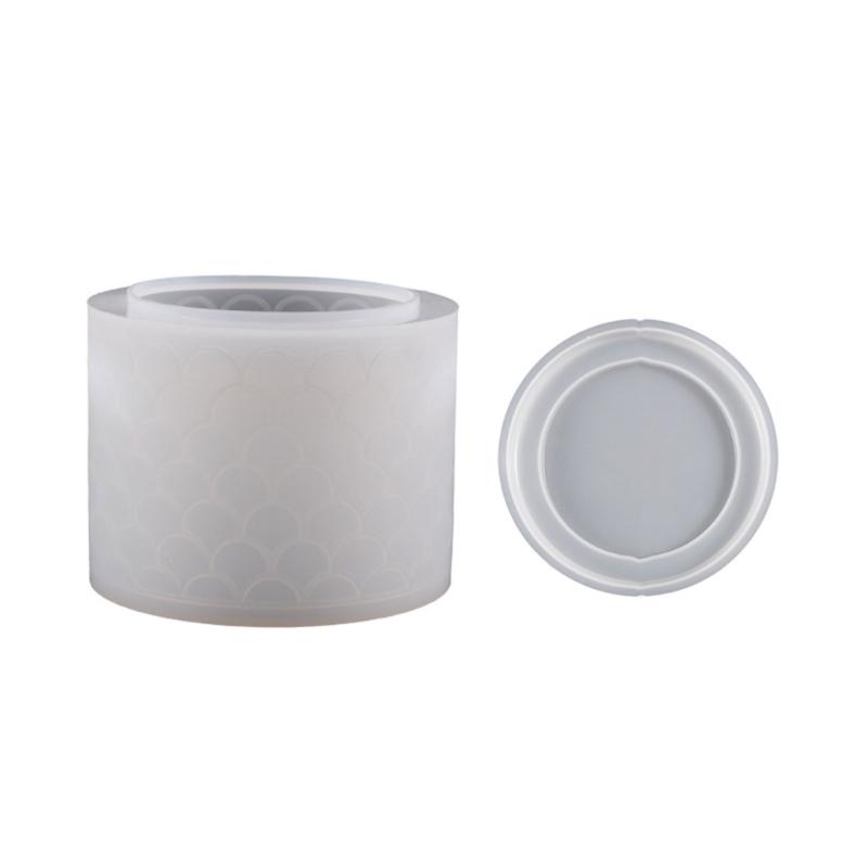 Versatile and Easy To Use DIY Silicone Mold for Creating Storage Container Flower Pots and Candle Holders Decorations