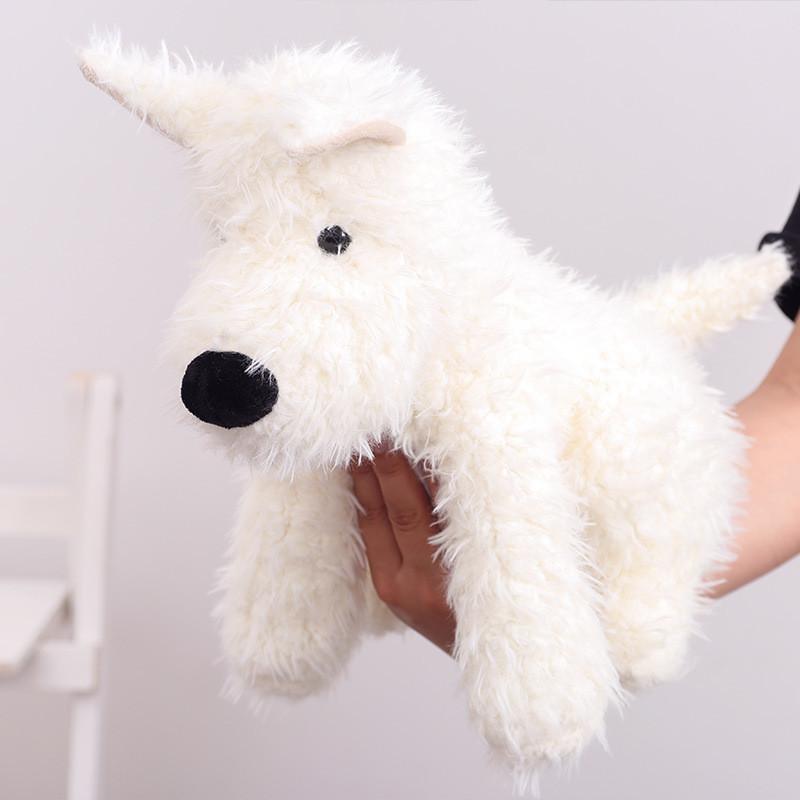 Cute Cartoon White West Highland Dog Plush Toy Doll For Dog Lovers