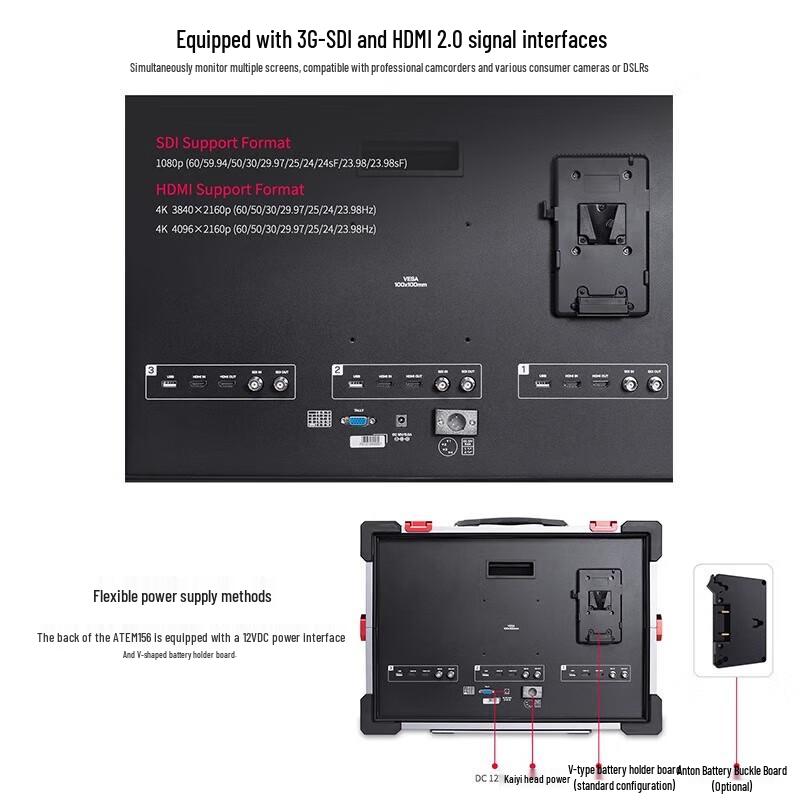 Fuvide PS101 10-inch 4K HDMI High-Brightness Field Monitor