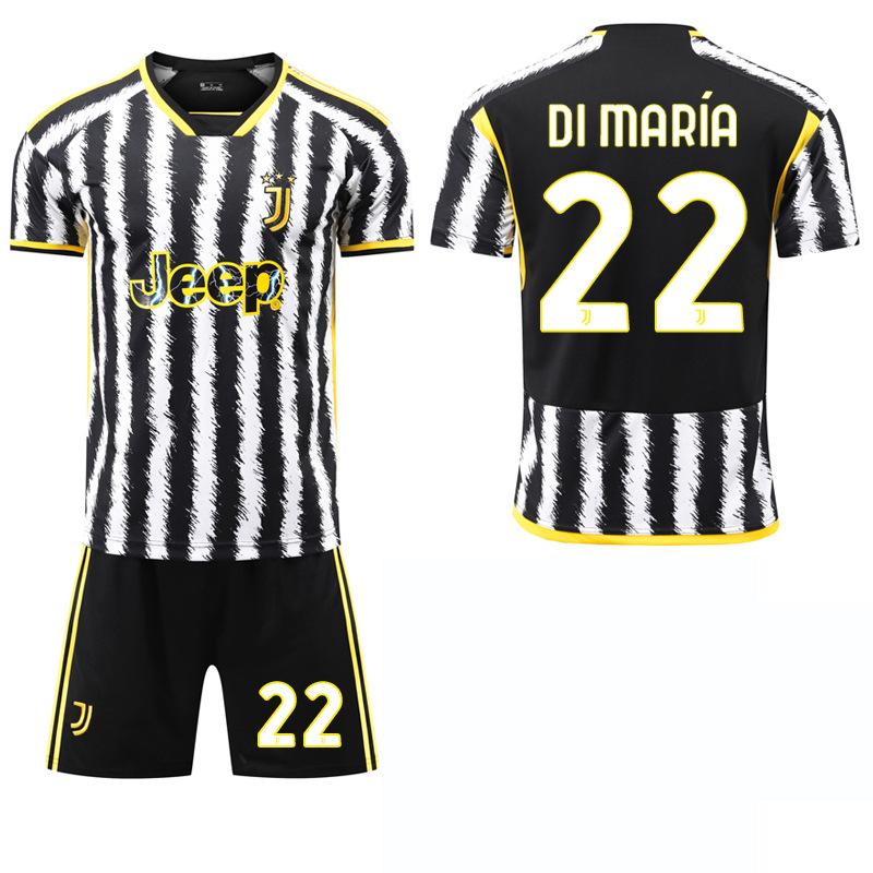 2324 Ensemble Domicile Juventus N°. 7 Chiesa 9 Hovic Football Sportswear 10 Pogba Édition Fan d'Usine