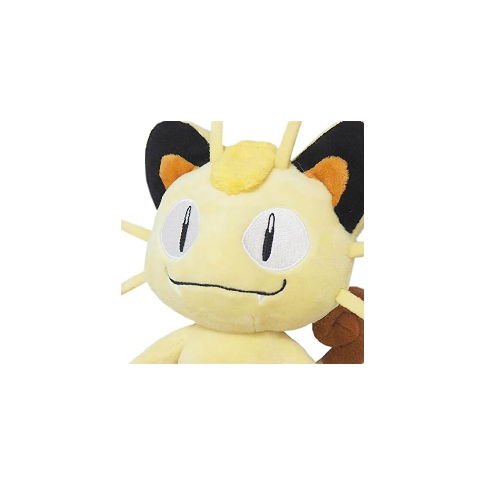 San-ei Trade Pocket Monster All Star Collection Meowth Plush Toy 21cm Height