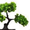 Künstlicher Bonsai-Baum Grüner Übertopf Kleine Pflanzen Deko Pflanze Indoor für Tisch
