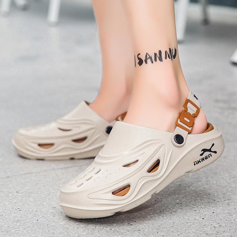 Grote Heren Zomer Buitensporten Strand Schoenen Sandalen Pantoffels Koppel's Huis Anti-Slip Buiten Vrijetijds Sandalen