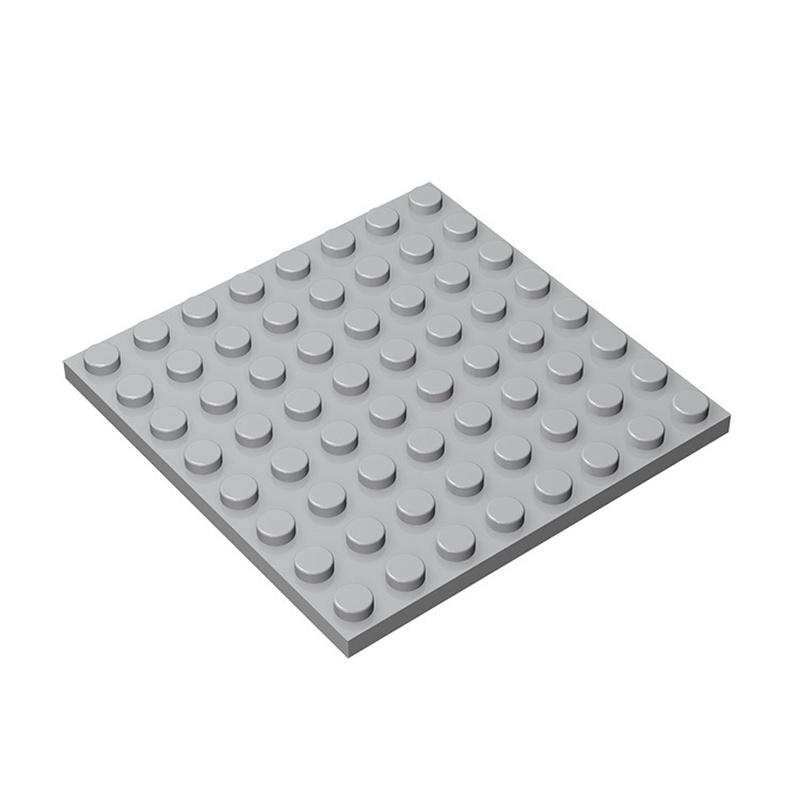 

Lot 41539 Plate 8x8 Base Board Bricks Toys For Technical Buildings Blocks Gift Compatible Educational Tech Assembles DIY MOC 5PCS світло-сірого кольору