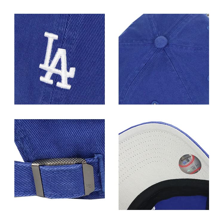 47 Brand Kappe Clean Up Dodgers Königsblau Mini Logo Einheitsgröße Damen Herren
