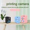 Pocket Photo Printer Wireless Thermal Label Printer 1080P Instant Print Camera Compatible with iOS