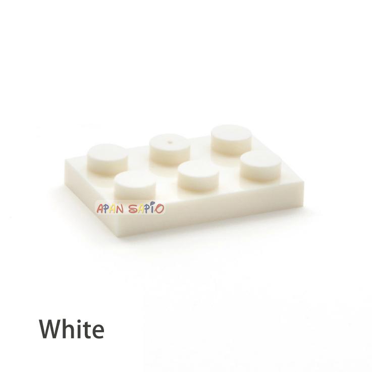 50pcs DIY Building Blocks Thin Figures Bricks 2x3 Dots 12Color Educational Creative Size Compatible With 3021 Toys for Children