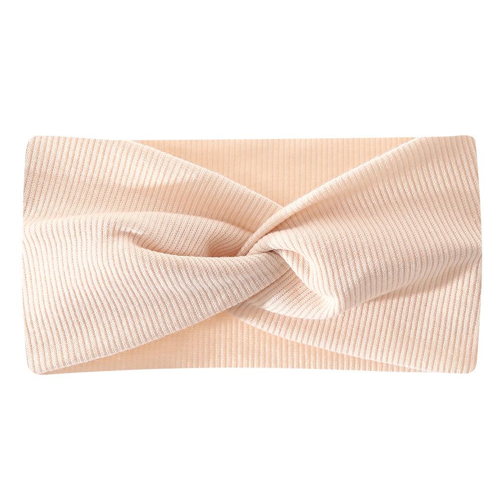 Bohemian Sports Wide Headband Threaded Cotton Cross Yoga Sports Stretch Headband