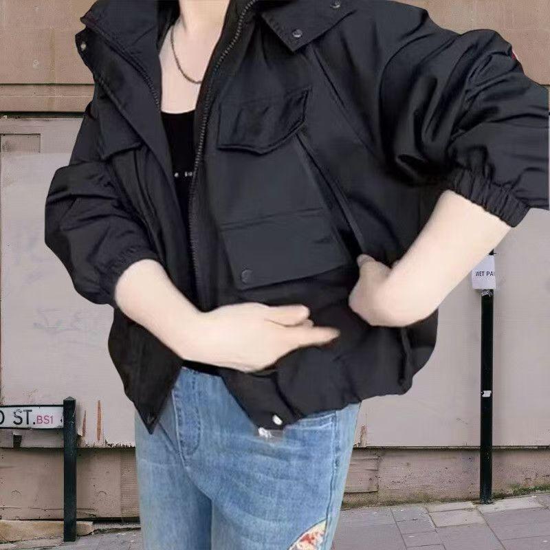 Giacca a cappuccio sottile da donna, unica e bella, per l'inizio della primavera, di alta gamma, super bella, casual e versatile