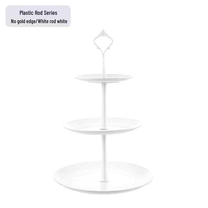 Jiante Rotatable 3-Tier Fruit Plate