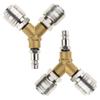 Professional Compressed Air Distributor Efficient Brass Connector for Pneumatic Tools Simple Installation Durable