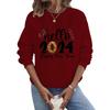 2026 Christmas Round Neck Sweatshirt – European American Style, Long Sleeve.