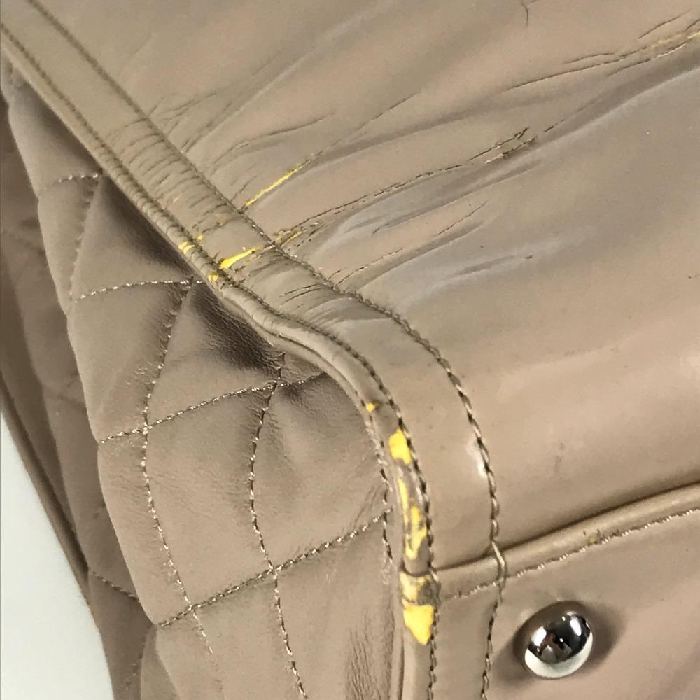 Chanel Lipstick CC CC Mark Logo Double Chain Shoulder Bag Tote Bag