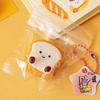 5Pcs Bread Dumping Food Stress Relief Squeeze Toys Mini Mochi  Toys Sensory Pinch Fun Party Favor Gift Keychain Pendant