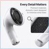Apple AirPods 4 Auricolari Wireless Bluetooth 5.3 EQ Adattivo Isolamento Vocale Doppio Microfono Riproduzione Lunga 30H Pop-up Automatico Auricolari Sportivi Mini