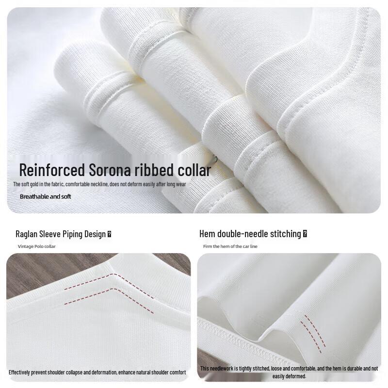 JEANSWEST LIFE Men's Heavyweight Cotton Long Sleeve T-Shirt