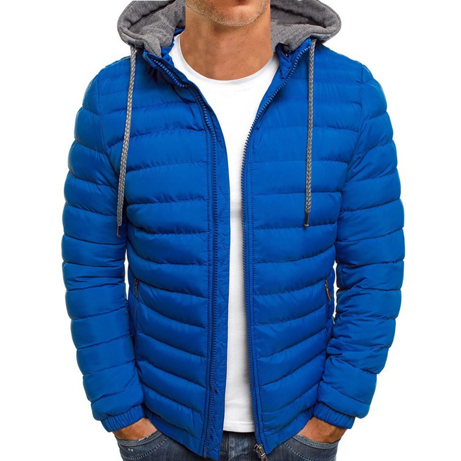 

Мужское зимнее пальто, теплое приталенное толстое пальто, повседневная куртка, верхняя одежда, верхняя блузка XXL