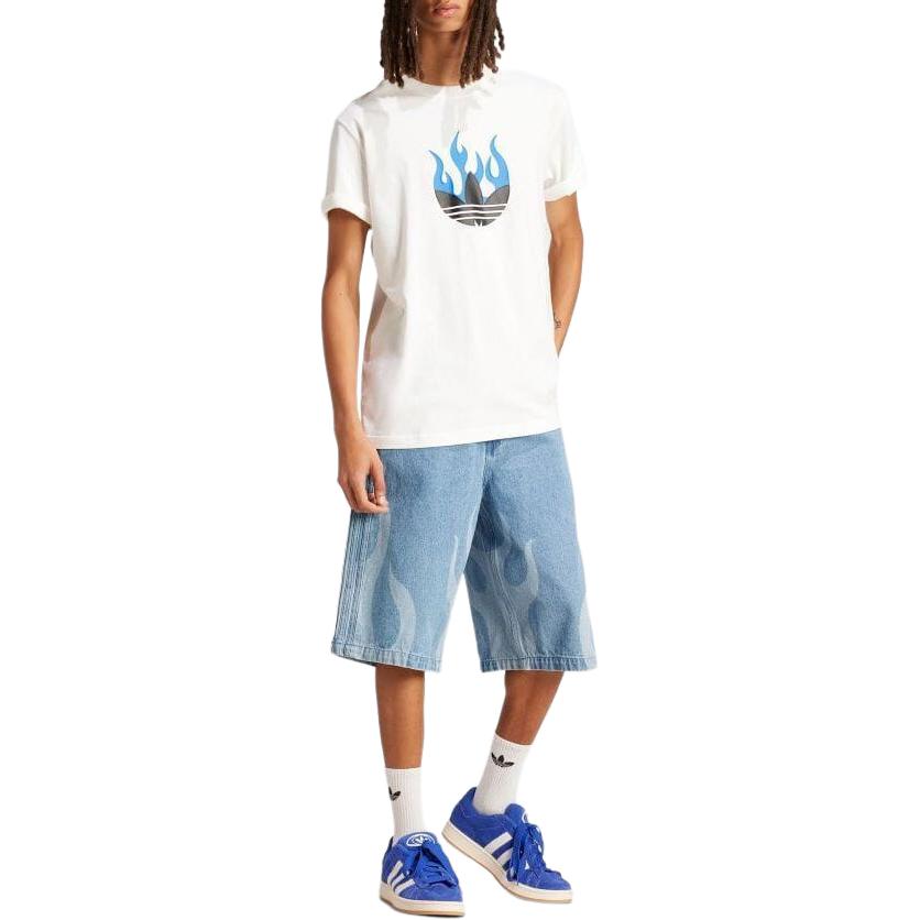 Adidas Originals Denim Shorts Men's Light Blue IS2893