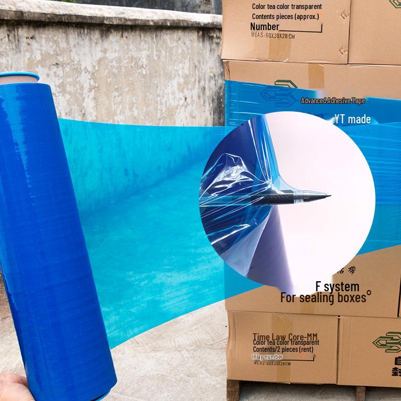 Blauer PE-Stretchfolie für industrielle Verpackung und Wicklung