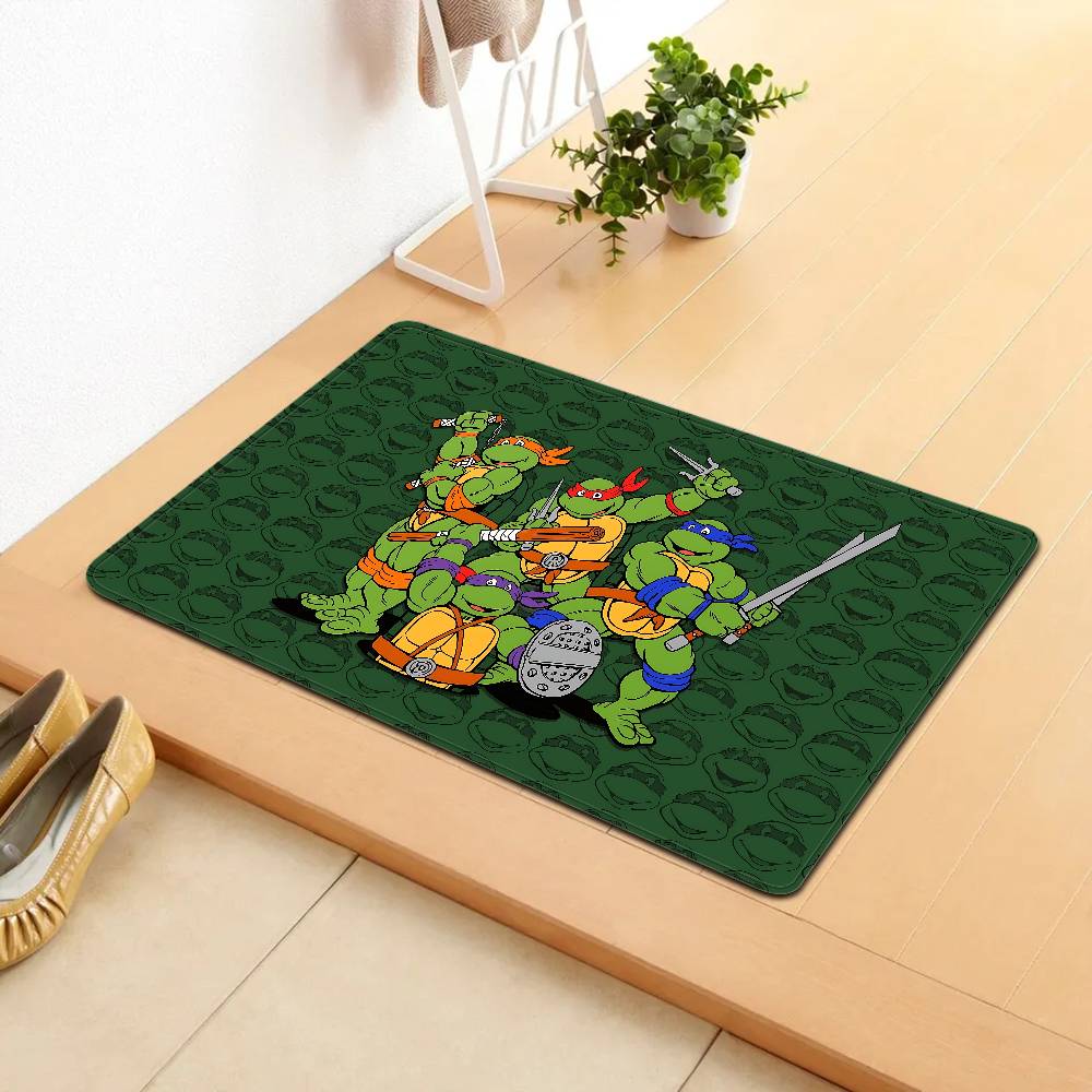 Anime N-Ninja Turtles Floor Mat Anti-slip Absorb Water Long Strip Cushion Bedroon Mat Alfombra