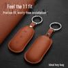 Li Auto L9/L8/L7 Lychee-Pattern Key Case: Remote Key Protective Shell and Fastener