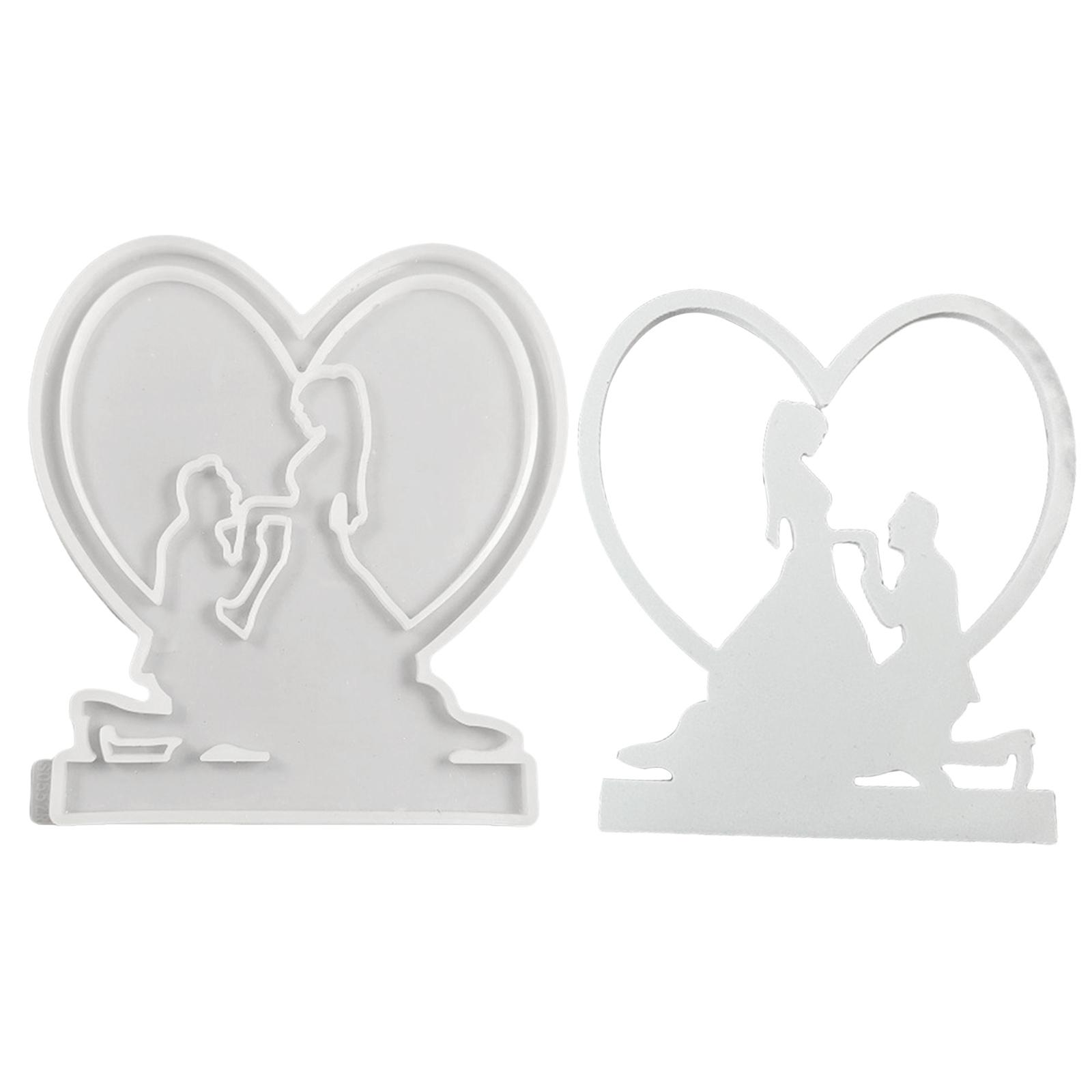 

Силиконовые формы для украшений, силиконовые формы для подсвечников, формы для предложений, легко извлекаемые формы, формы для подставок для помолвочных свечей 1