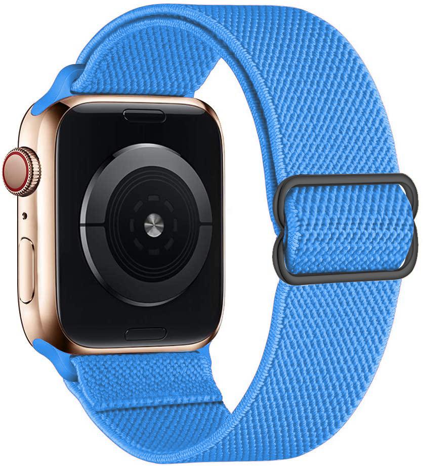 Scrunchie Strap for Apple watch ultra 2 band 49mm 44mm 40mm 45mm 41mm 46mm Elastic Nylon bracelet iWatch series 3 6 se 7 8 9 10