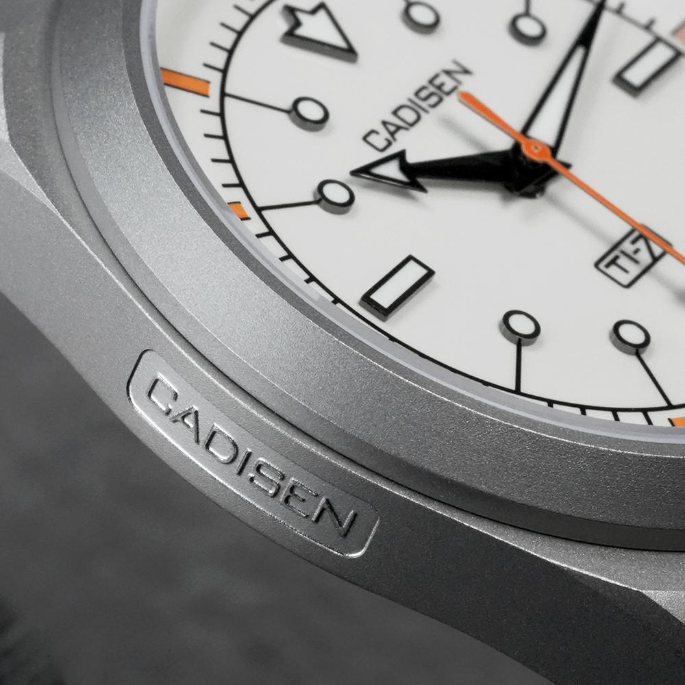 CADISEN TI-7 Autodyne Titanium Steel Automatic Mechanical Canvas Wristwatch Japan MIYOTA 8215 100M Waterproof Gift Man Watches